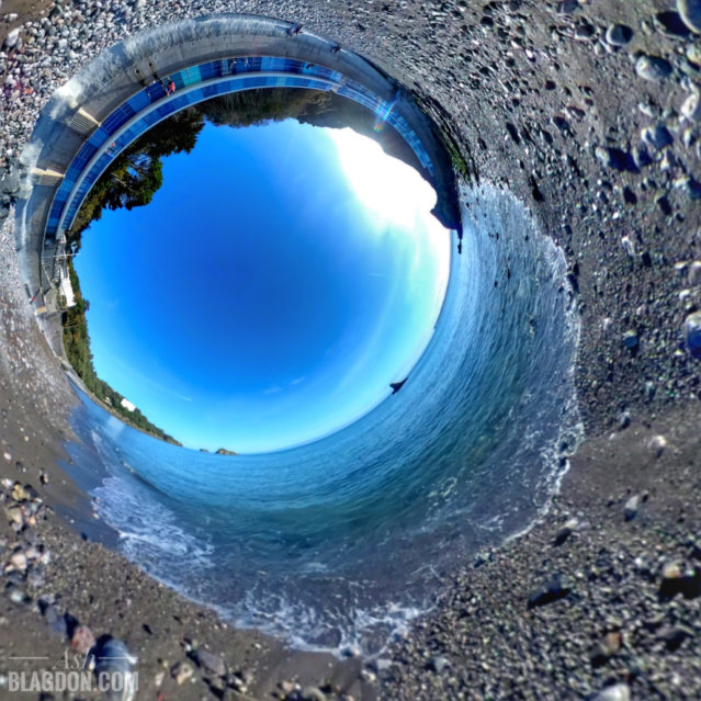 Meadfoot Beach, Torquay, Inverted Planet