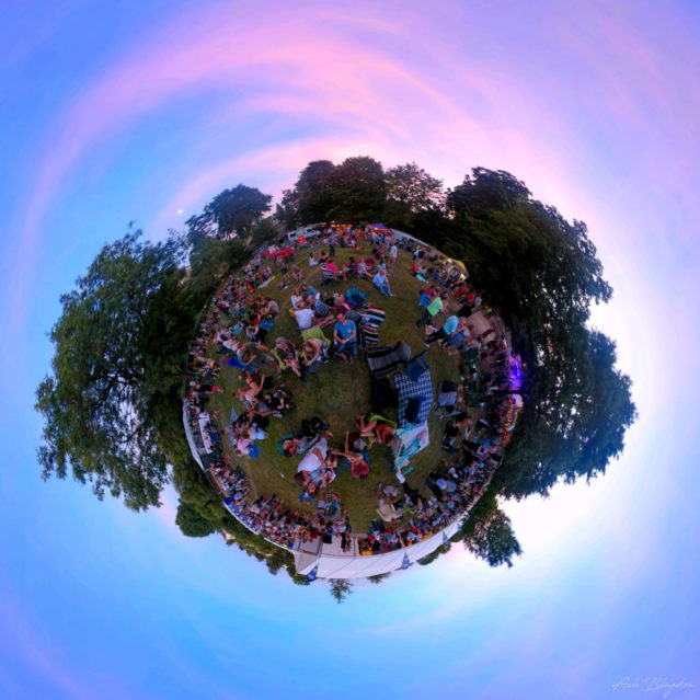 Summer Moon Beer Festival, Kingskerswell, Newton Abbot Tiny Planet