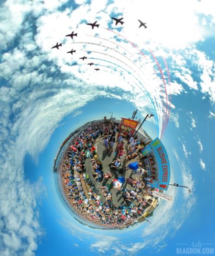 Torbay Airshow Paignton, Tiny Planet