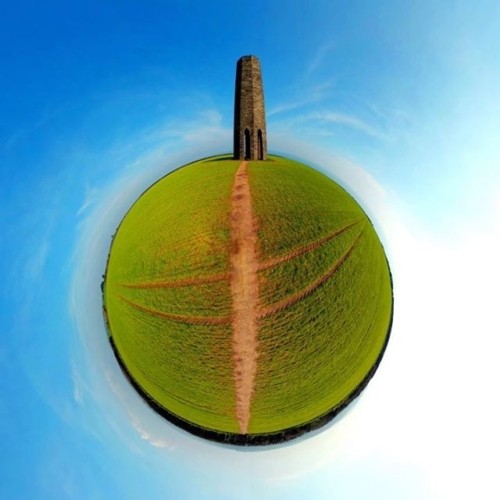 The Daymark, Kingswear, Brixham, UK - Tiny Planet