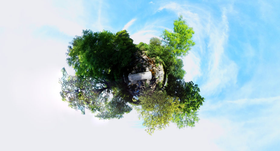 Dartmeet, Dartmoor, UK - Tiny Planet