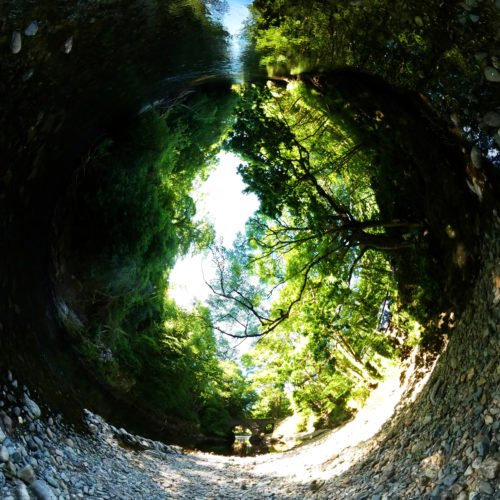 Denham Bridge, Dartmoor, UK - Tiny Planet