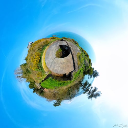Froward Point Tiny Planet 2018 7 Kingswear web