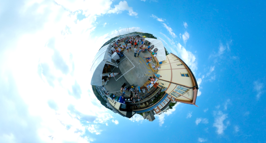 Kingsbeer Festival, Kingswear, UK - Tiny Planet