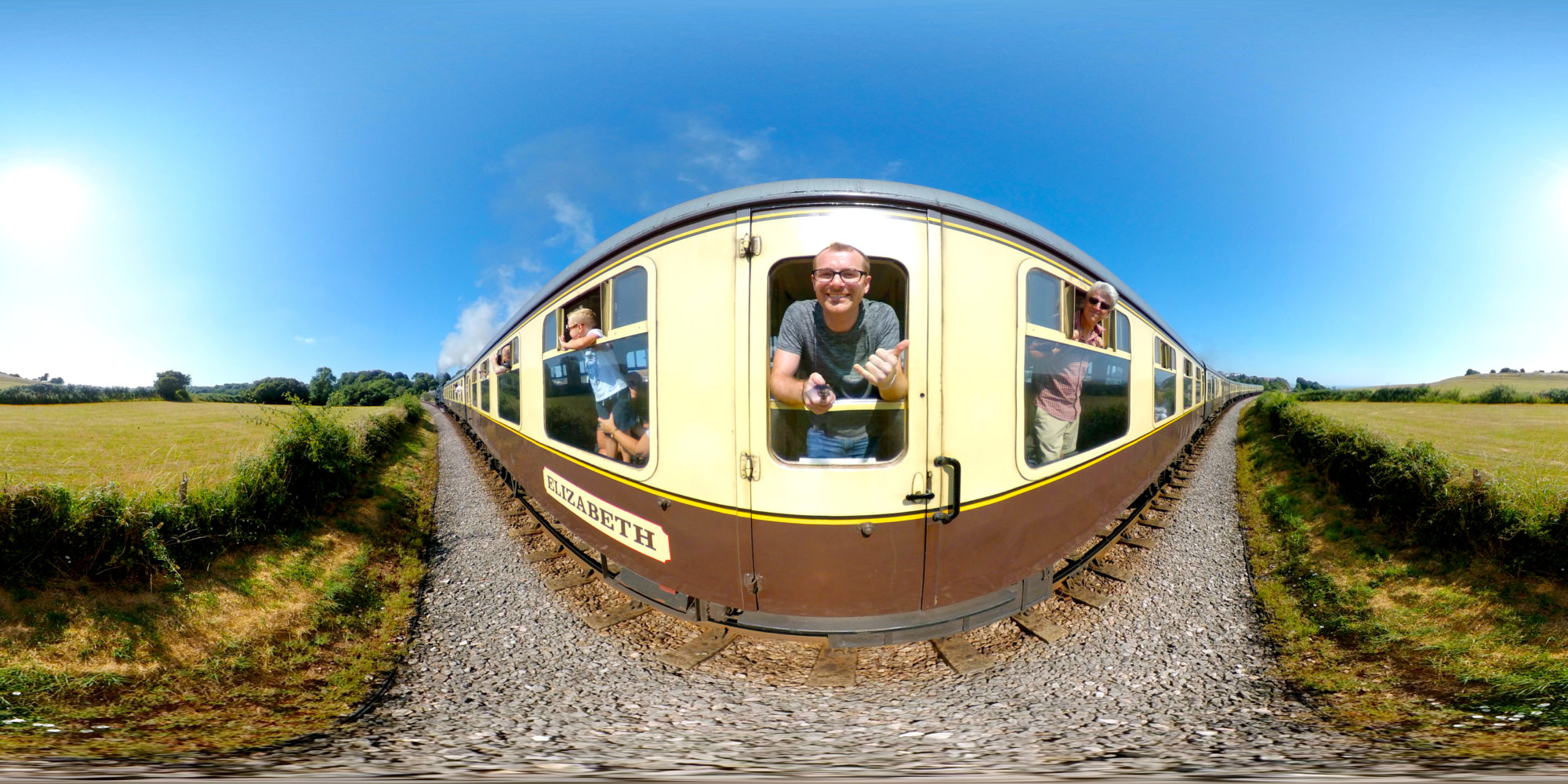 Dartmouth Steam Railway in 360º Ash Blagdon 360º Photography