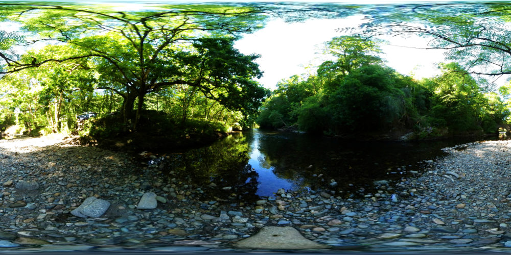 Denham Bridge, Dartmoor, UK - 360 Panoramic