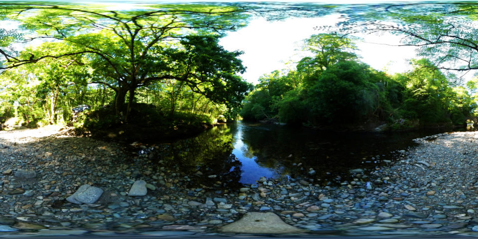 Denham Bridge, Dartmoor, UK - 360 Panoramic