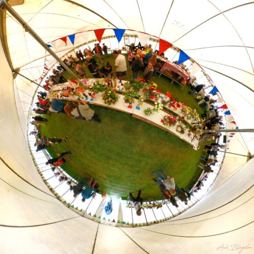 Scoriton Country Show & Sports, Dartmoor, Tiny Planet