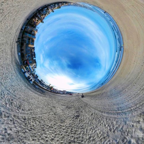 Mission Beach, San Diego, USA Inverted Planet