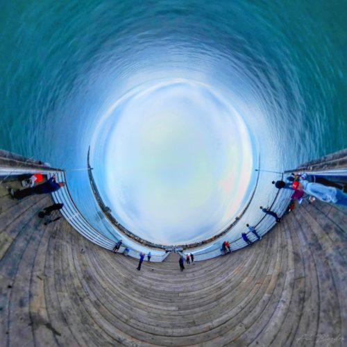 Pacific Beach Pier, San Diego, USA Inverted Planet