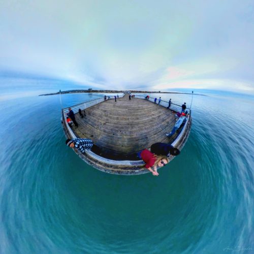 Pacific Beach Pier, Pacific Beach Pier, San Diego, USA Flying Cam Planet