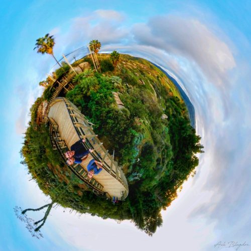 Safari Park, San Diego USA Tiny Planet
