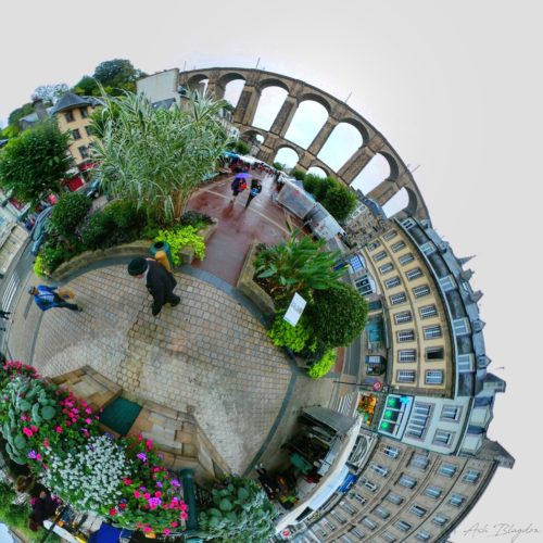 Morlaix, France Tiny Planet