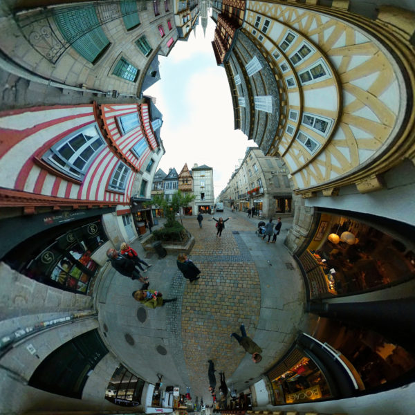 Quimper, France, Mercator Planet, Quimper, France, Mercator Planet,