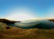 Sunset Cliff, San Diego, USA, 360 Panoramic