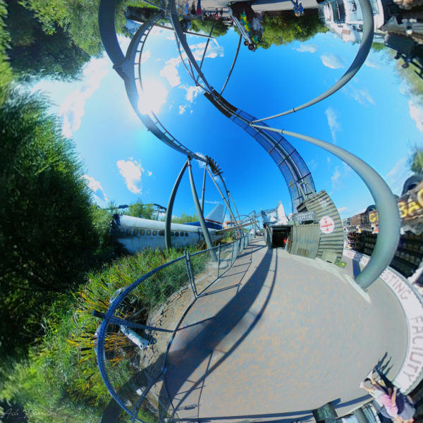 Thorpe Park, London, Mercator Planet, UK