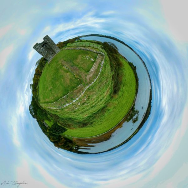 Game of Thrones, Winterfell, Castle Ward Belfast Northern Ireland Tiny Planet
