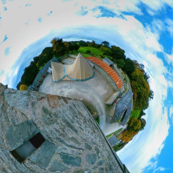 Game of Thrones, Winterfell, Castle Ward Belfast Northern Ireland Tiny Planet