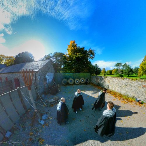 Game of Thrones, Winterfell, Castle Ward Belfast Northern Ireland Flying Cam Planet