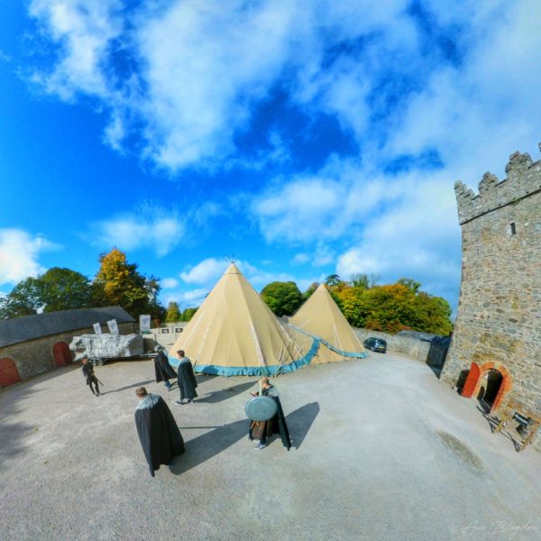 Game of Thrones, Winterfell, Castle Ward Belfast Northern Ireland Flying Cam Planet