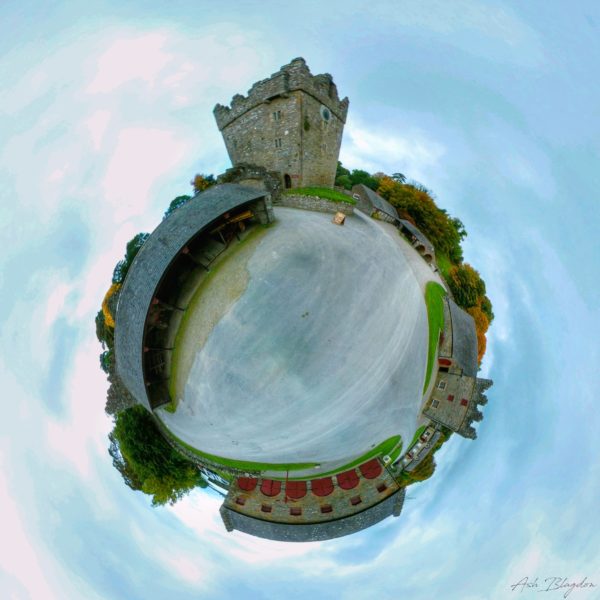 Game of Thrones, Winterfell, Castle Ward Belfast Northern Ireland Tiny Planet