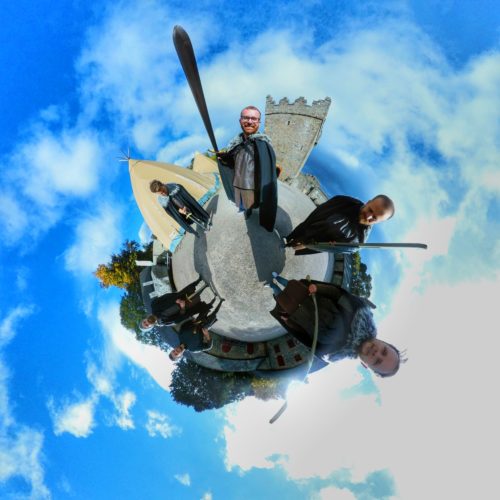 Game of Thrones, Winterfell, Castle Ward Belfast Northern Ireland Tiny Planet