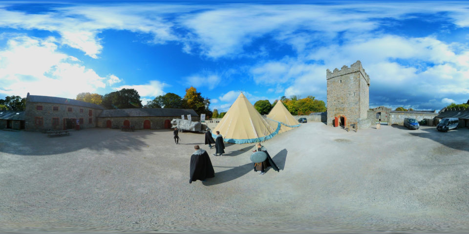 Game of Thrones, Winterfell, Castle Ward Belfast Northern Ireland 360 Panoramic