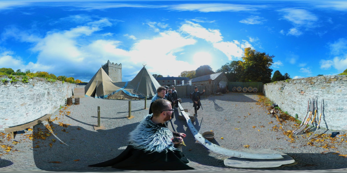 Game of Thrones, Winterfell, Castle Ward Belfast Northern Ireland 360 Panoramic