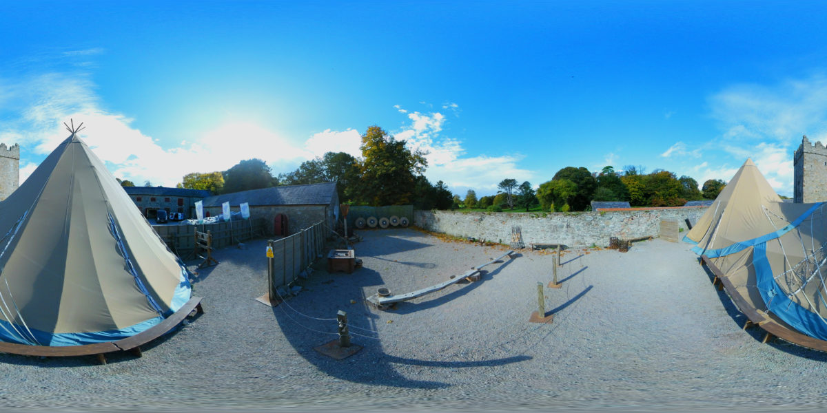 Game of Thrones, Winterfell, Castle Ward Belfast Northern Ireland 360 Panoramic