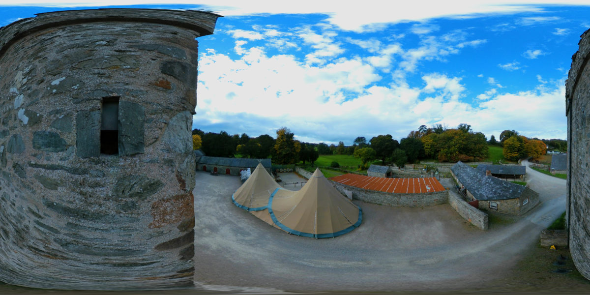 Game of Thrones, Winterfell, Castle Ward Belfast Northern Ireland 360 Panoramic