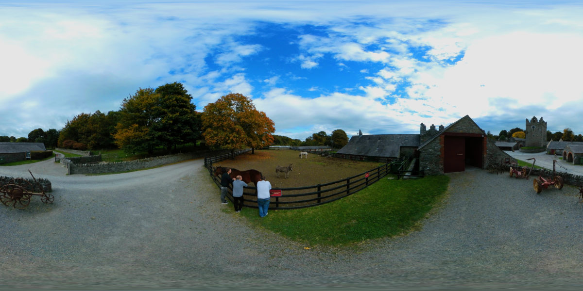 Game of Thrones, Winterfell, Castle Ward Belfast Northern Ireland 360 Panoramic