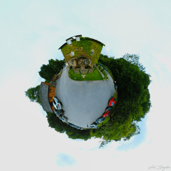 Turtley Corn Mill, Avonwick, Totnes, Tiny Planet