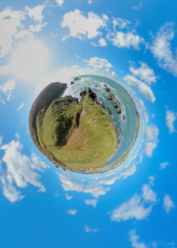 Burgh Island, Bigbury-on-Sea Tiny Planet