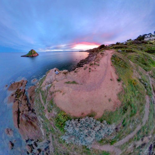 Thatcher Rock, Torquay Flying Cam Planet