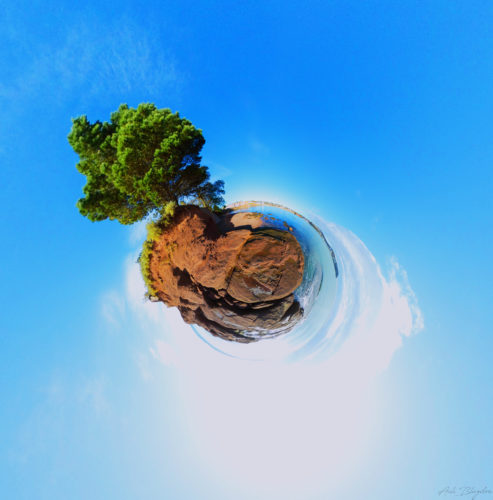 Institute Beach Torquay, Tiny Planet