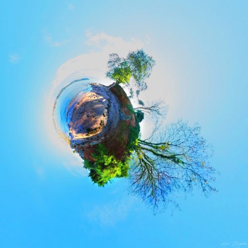 Institute Beach Torquay, Tiny Planet