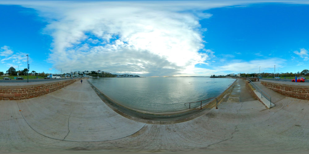High tide Torre Abbey Sands
