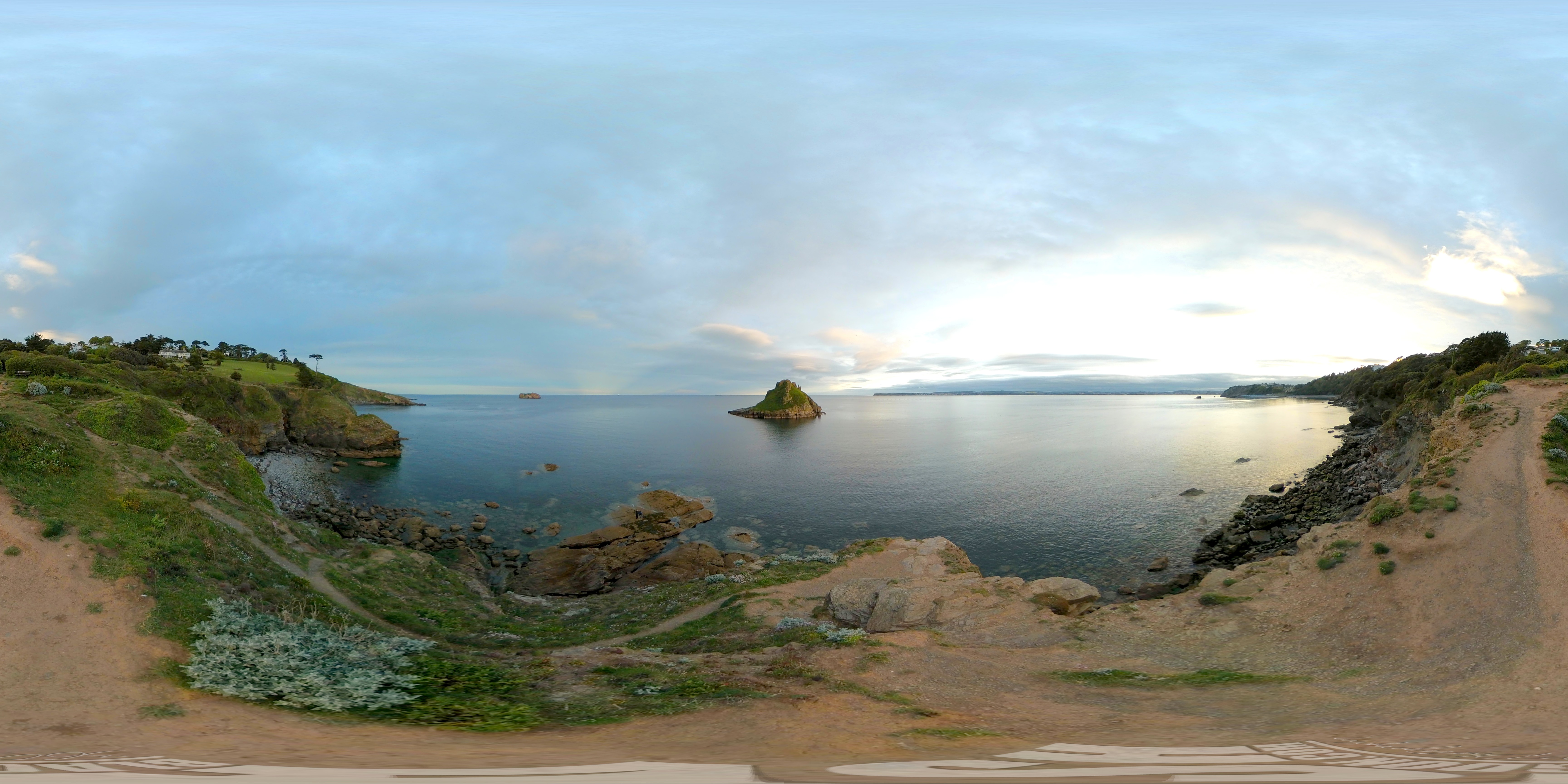 Thatcher Rock, Torquay 360 Panoramic
