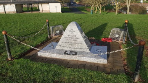 Britain's Volunteer Army Memorial Corbyn Head Beach, Torquay Standard