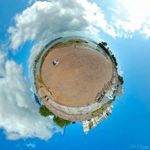 Corbyn Head Beach 2019 Tiny Planet 2