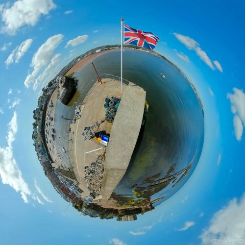 Paignton Harbour Tiny Planet