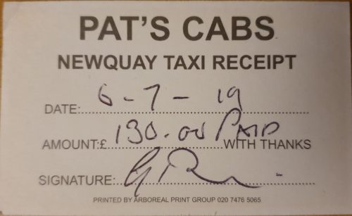 Extortionate Taxi Fare - 2019 Extortionate Taxi Fare Perranporth