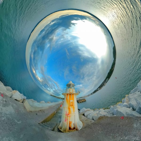 Brixham Breakwater Inverted Planet