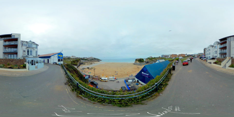 Towan Beach 360 Panoramic - Newquay, Cornwall