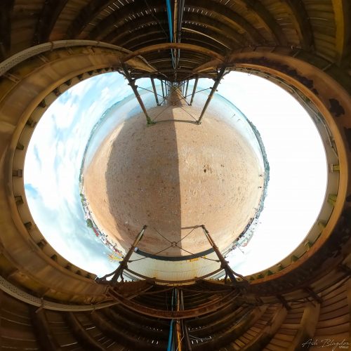 Paignton Beach 2019 Tiny Planet 1 web