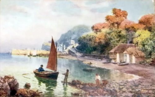 Babbacombe Beach, Torquay February 11th 1906 - History