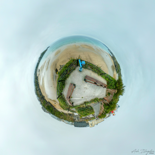 Great Western Beach Tiny Planet