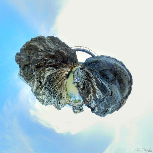 Porth Beach In 360º - Ash Blagdon 360º Photography