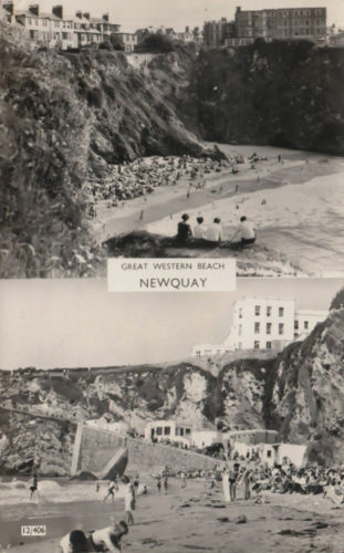 Great Western Beach, Newquay, Cornwall, History 1961