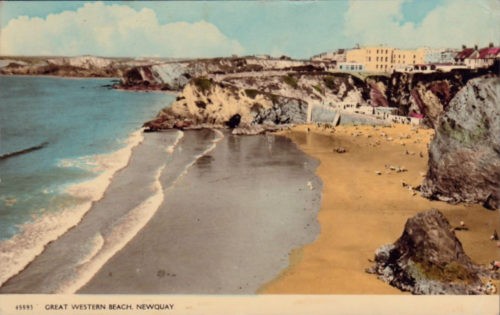 Great Western Beach, Newquay, Cornwall, History 1962